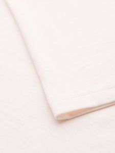 Męski t-shirt z dekoltem na guziki i zamszowym wykończeniem  biały V1 OM-TSCT-0206 XL 8