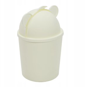 Mały kosz na śmieci w kształcie misia do pokoju dziecięcego, 1,5 l 5