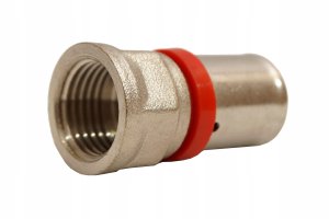 Diamond łącznik zaprasowywany ZŁ-DZ, PEX-AL-PEX, mosiądz 1/2"x20 FZZ-002.1/2X20.ZŁ-DZ 1