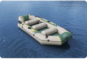 Bestway Hydro-Force Ranger Elite X4 Inflatable Raft Set 3.20 m, Rafting, Raft, Grey, 4 person(s), 500 kg, 2200 W 6