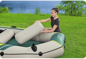 Bestway Hydro-Force Ranger Elite X4 Inflatable Raft Set 3.20 m, Rafting, Raft, Grey, 4 person(s), 500 kg, 2200 W 8