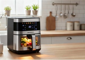 Frytkownica beztłuszczowa Berdsen Frytkownica beztłuszczowa Air fryer BD-656 srebrna 7