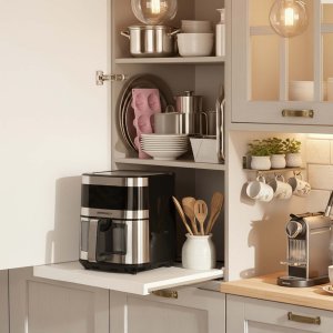 Frytkownica beztłuszczowa Berdsen Frytkownica beztłuszczowa Air fryer BD-656 srebrna 12