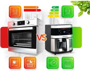 Frytkownica beztłuszczowa Berdsen Frytkownica beztłuszczowa Air fryer BD-656 srebrna 16