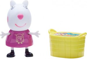 Figurka Tm Toys Świnka Peppa - Suzy z koszem na zabawki (PEP 06381) 1