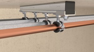 Fischertechnik  Rørbøjle FRS 159-168mm M10 - A4 6'' 2