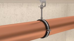 Fischertechnik  Rørbøjle FRS 159-168mm M10 - A4 6'' 3
