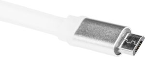Kabel USB Green Cell micro USB, Płaski, 25cm (KAB32M) 3