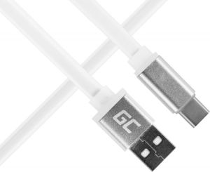 Kabel USB Green Cell USB-C, Płaski, 25cm (KAB32C) 1