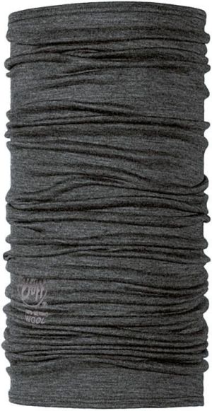 Buff Chusta wielofunkcyjna Wool Lightweight Solid Grey (BUF100202) 1