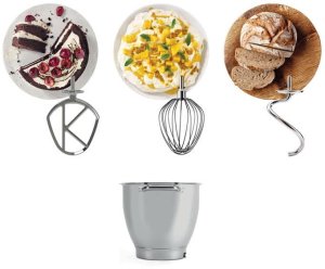 Kenwood Chef XL Pro, 6.7 L, Silver, Buttons, Rotary, 2.4 L, 910 g, Stainless steel 6