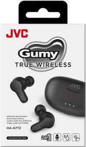 JVC Gumy TWS Stix Black, True Wireless Stereo (TWS), 20 - 20000 Hz, Calls/Music, 8.4 g, Headset, Black 5