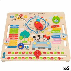 Zabawa Edukacyjna Disney Kalendarz 30 x 3,5 x 30 cm (6 Sztuk) 1
