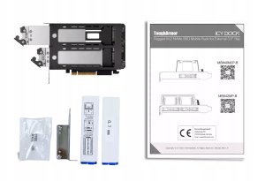 Kieszeń Icy Dock Icy Dock ToughArmor 2x M.2 NVME to PCIe 4.0 x8 card bifurcation w/tra 13