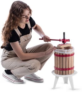 KADAX Prasa Do Owoców miękkich Wyciskarka Soków Wina Nalewek 6L + Worek 8