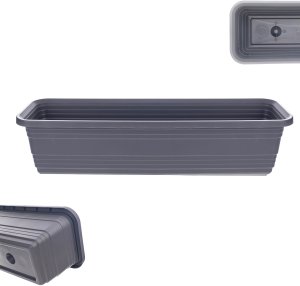 KADAX Skrzynka Balkonowa Doniczka Donica 60cm Antracyt Skrzynia Na Kwiaty 13