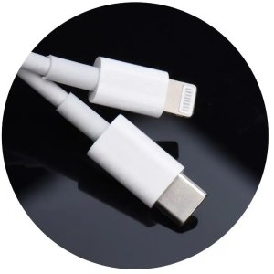 Kabel USB Vega USB-C - Lightning 1 m Biały 3