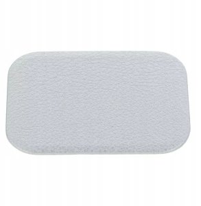 Blaszki do uchwytu magnetycznego skórzane srebrne 4