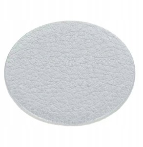 Blaszki do uchwytu magnetycznego skórzane srebrne 6