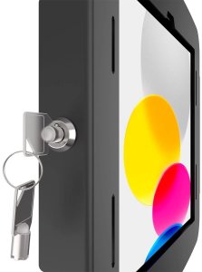 Compulocks iPad 10.2" Space Enclosure Core Counter Stand or Wall Mount Black, 25.9 cm (10.2"), Apple, iPad (7th gen.) 2019, A2197, A2200 iPad (8th gen.) 2020, A2270, A2428, A2429, A2430 iPad (9th..., Black, Aluminium, Steel, Key 6