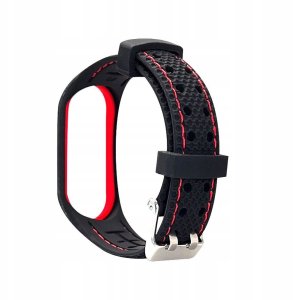 Pasek z elastomeru LIFESTYLE do XIAOMI Mi Band 5 / 6 black (04) 2