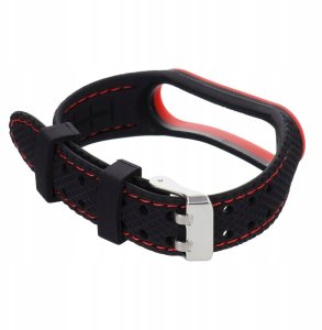 Pasek z elastomeru LIFESTYLE do XIAOMI Mi Band 5 / 6 black (04) 4