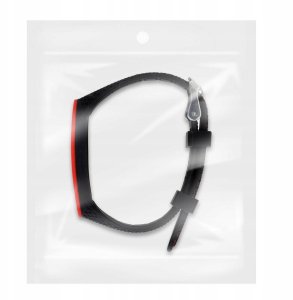 Pasek z elastomeru LIFESTYLE do XIAOMI Mi Band 5 / 6 black (04) 5