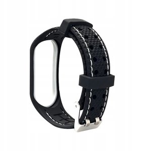 Braders Pasek z elastomeru LIFESTYLE do XIAOMI Mi Band 7 czarny (03) 2