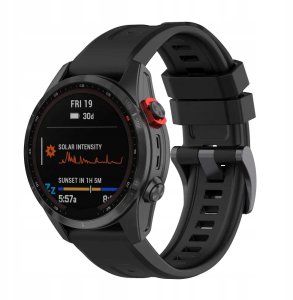 Pasek silikonowy do GARMIN FENIX 3 / 3HR / 5X / 6X / 6X Pro / 7X / 7X Pro czarny (9) 3