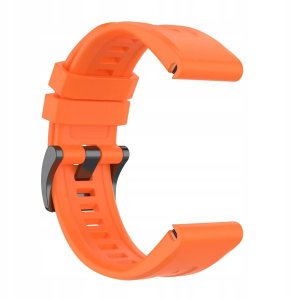 Pasek silikonowy do GARMIN FENIX 3 / 3HR / 5X / 6X / 6X Pro / 7X / 7X Pro pomarańcz (8) 2