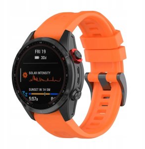 Pasek silikonowy do GARMIN FENIX 3 / 3HR / 5X / 6X / 6X Pro / 7X / 7X Pro pomarańcz (8) 4