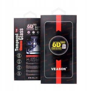 VMAX Szkło Hartowane 6D Pro Veason Easy-Install Glass + Aplikator - do Iphone 13 Pro Max / 14 Plus czarny 7