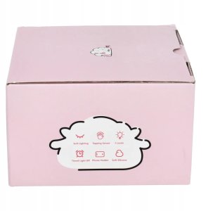 Lampka nocna Owieczka Art Deco dotykowy rózowy K-1156 5