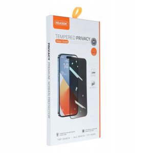 Szkło Hartowane 6D Pro Veason Privacy Glass - do Iphone 16 Pro Max czarny 5