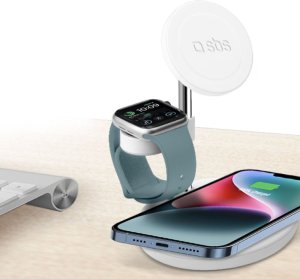 SBS TEWIRMAG3IN1, Indoor, USB, Wireless charging, White 3
