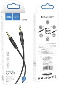 HOCO kabel AUX Jack 3,5 mm do Jack 3,5 mm UPA19 2 m czarny 1