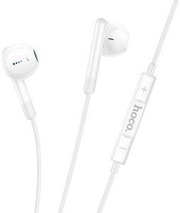 HOCO słuchawki przewodowe Typ C z mikrofonem M93 białe 2