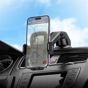 HOCO uchwyt samochodowy do szyby / deski H15 czarny 4