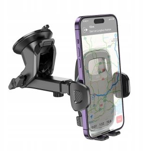 HOCO uchwyt samochodowy do szyby / deski H15 czarny 6