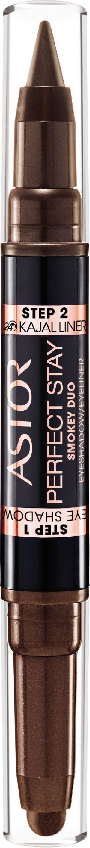 Astor  Perfect Stay Eyeliner Pen 2w1 Cień i eyeliner 130 Smokey Brown 4g 1