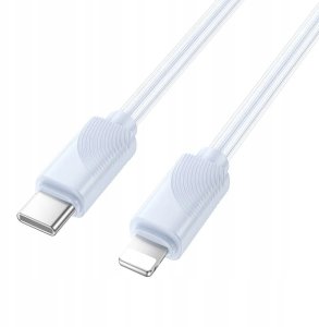 Kabel USB C do Lightning Hoco PD 27W X114 1 m niebieski 2