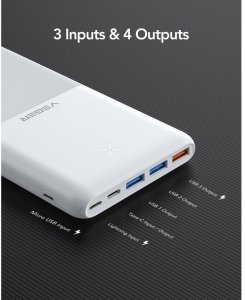 VEGER powerbank 20000 mAh PD QC3.0 3A 20W S22 (W2060) czarny 2