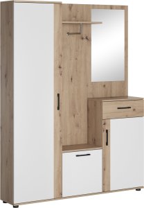PRZEDPOKÓJ TRIO DĄB ARTISAN/BIAŁY 1
