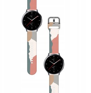 Pasek Strap Moro do Samsung Galaxy Watch 40 / 41 / 42 / 43 / 44 mm silikonowa bransoletka opaska do zegarka - wzór 15 3