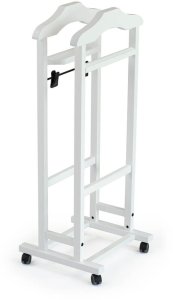 Wieszak do sypialni ARREDAMENTI MIXER  Biały stojak 105x46 cm 2