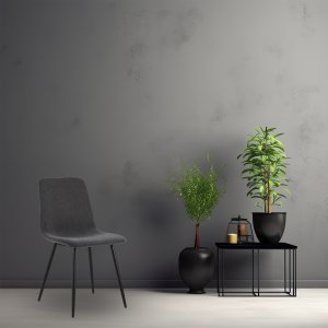 Krzesło do salonu i jadalni NOVA welurowe tapicerowane, ciemnoszare 7