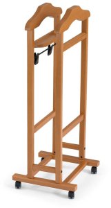 Wieszak do sypialni ARREDAMENTI MIXER  Brązowy stojak 105x46 cm 2