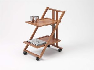 Wózek serwisowy ARREDAMENTI SIMPATY  Brązowy, 64x45 cm, idealny do kuchni i salonu 4