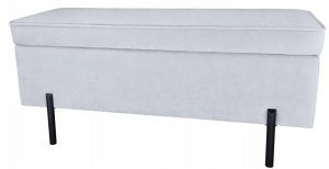 PUFA z pojemnikiem LUZZI GREY VELVET 95 1