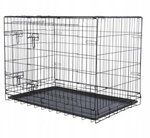 Trixie Home kennel, M–L: 93 × 69 × 62 cm, black 1